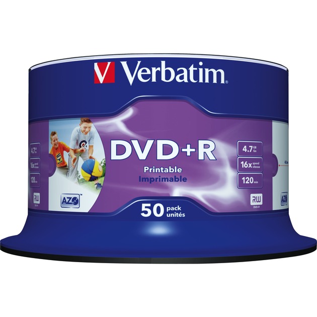 DVD+R 4,7 GB, DVD-Rohlinge von Verbatim
