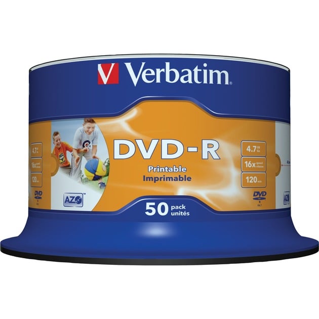 DVD-R 4,7 GB, DVD-Rohlinge von Verbatim