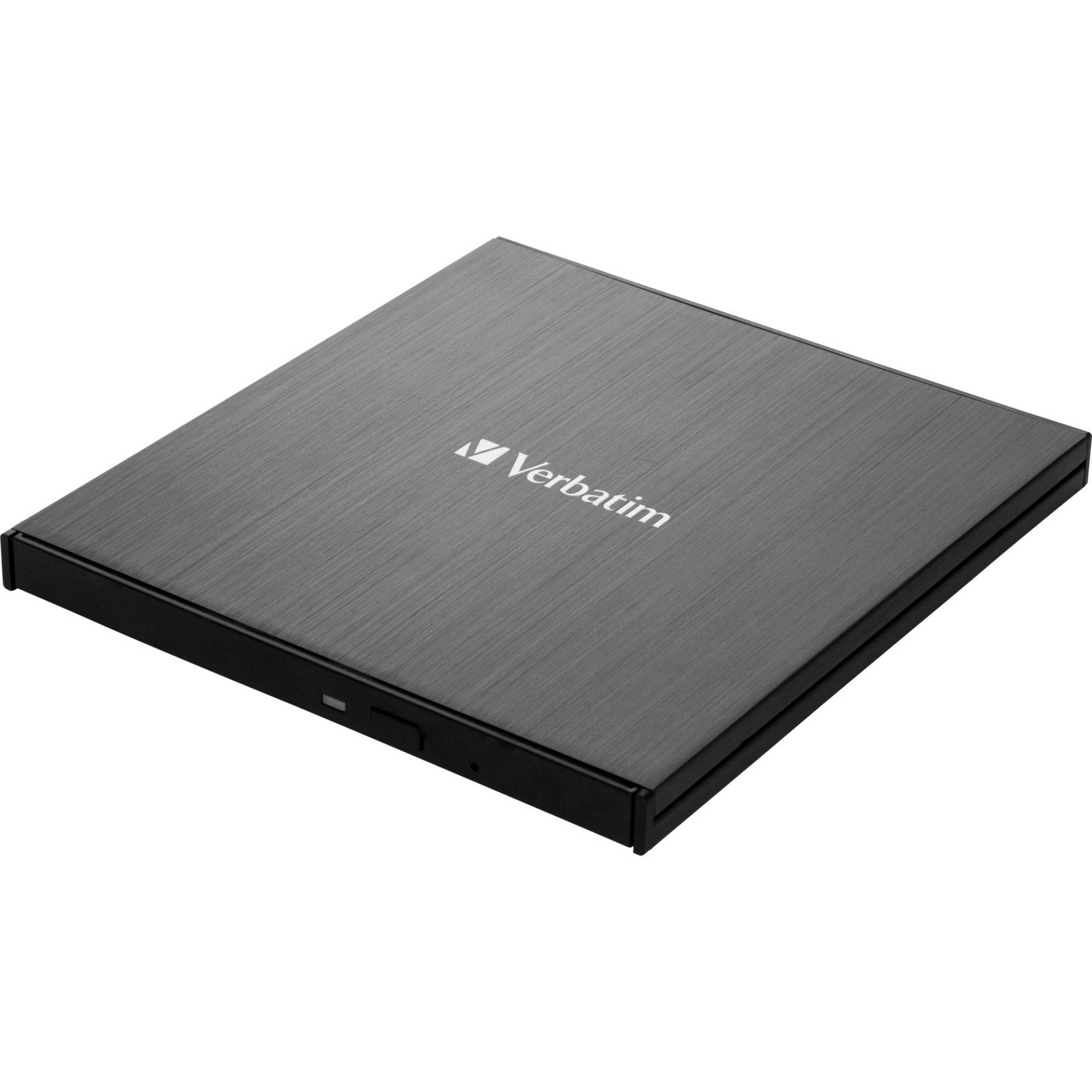 External Slimline USB 3.0-Blu-ray-Brenner, externer Blu-ray-Brenner von Verbatim