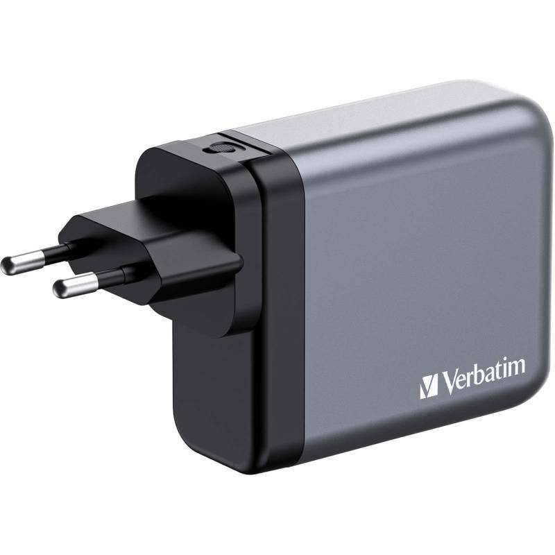 GaN-Ladegerät 140W, 1x USB-A , 3x USB-C von Verbatim