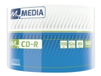 My Media CD-R 700 MB Wrap 50 stk My Media CD-R 700 MB Wrap 50 stk von Verbatim