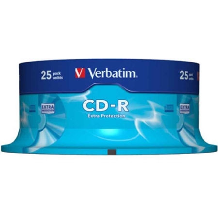 VERBATIM 43432 (VE25)  - CD-R Cakecase 25 Discs 10-020-003 (Inhalt: 25) von Verbatim