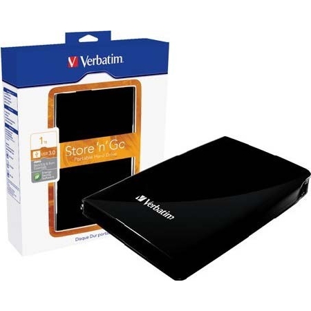 VERBATIM 53023  - Festplatte 6,35cm(2,5Zoll) 1TB,USB3.0,extern 19-020-142 von Verbatim