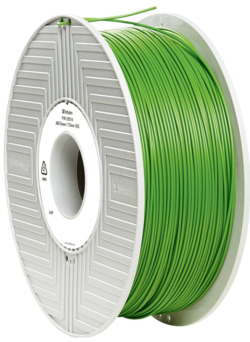 VERBATIM 55031 - ABS Filament - grün - 1,75 mm - 1 kg von Verbatim