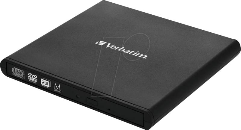 VERBATIM 98938 - Verbatim Slimline DVD-RW Writer, USB 2.0 von Verbatim