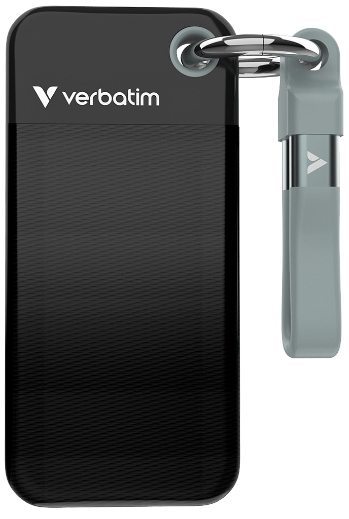 VERBATIM Externe SSD Pocket 1TB schwarz-grau von Verbatim