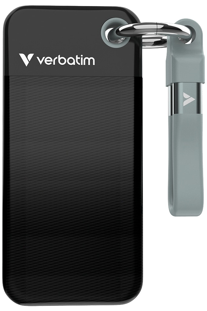 VERBATIM Externe SSD Pocket 2TB schwarz-grau VERBATIM Externe SSD Pocket 2TB schwarz-grau von Verbatim