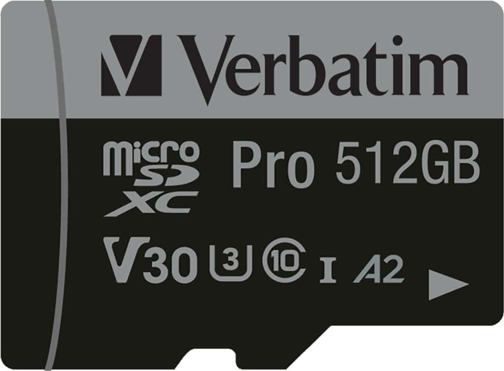 VERBATIM MicroSD-Card Pro, U3, 4K, 512GB von Verbatim