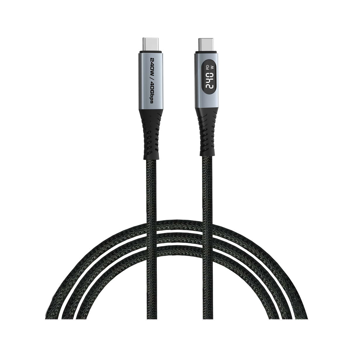 VERBATIM Sync & Charge Kabel USB-C zu USB-C 240W, 40 Gbps Display, 120 cm von Verbatim