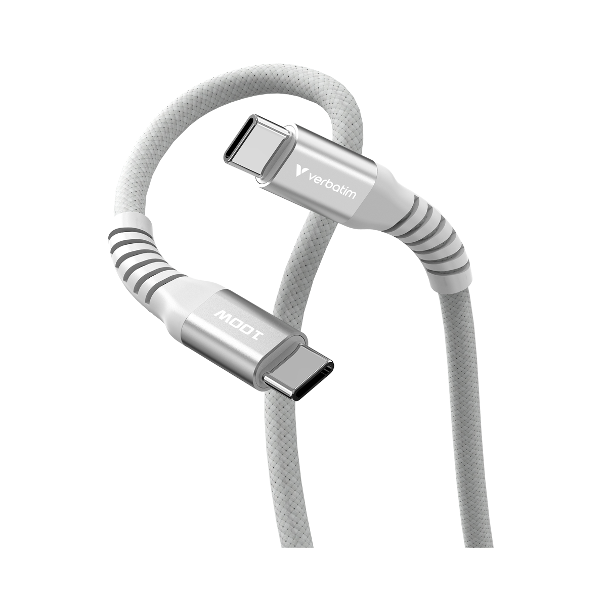 VERBATIM Sync & Charge USB-C zu USB-C 100W Magnetkabel 120 cm - grau VERBATIM Sync & Charge USB-C zu USB-C 100W Magnetkabel 120 cm - grau von Verbatim