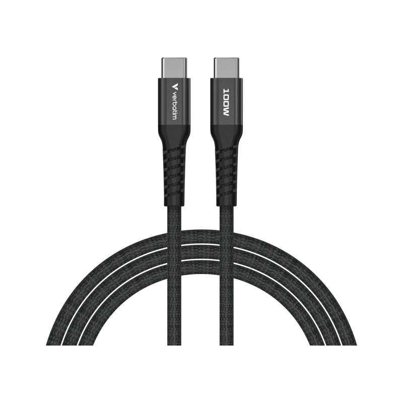 VERBATIM Sync & Charge USB-C zu USB-C 100W Magnetkabel 120 cm von Verbatim