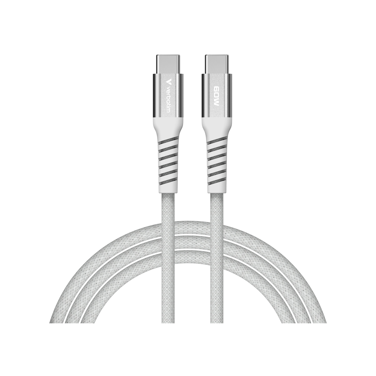 VERBATIM Sync & Charge USB-C zu USB-C 60W Magnetkabel 120 cm - grau VERBATIM Sync & Charge USB-C zu USB-C 60W Magnetkabel 120 cm - grau von Verbatim