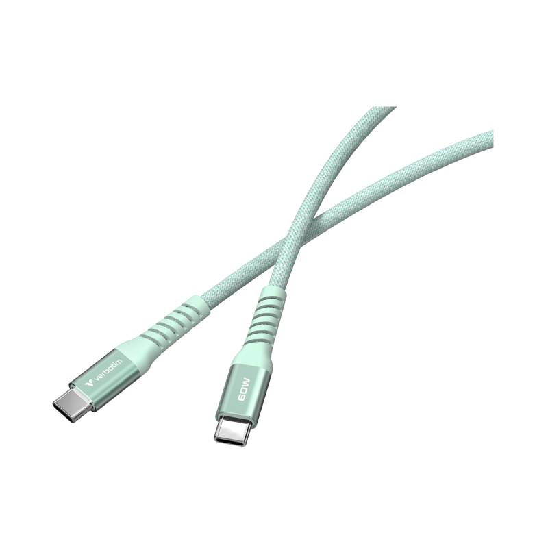 VERBATIM Sync & Charge USB-C zu USB-C 60W Magnetkabel 120 cm - grün VERBATIM Sync & Charge USB-C zu USB-C 60W Magnetkabel 120 cm - grün von Verbatim