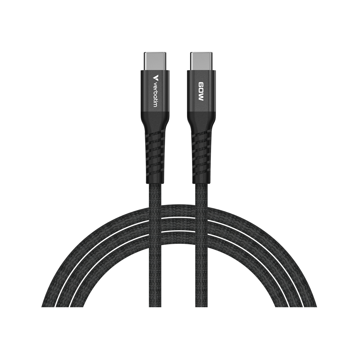 VERBATIM Sync & Charge USB-C zu USB-C 60W Magnetkabel 120 cm - schwarz VERBATIM Sync & Charge USB-C zu USB-C 60W Magnetkabel 120 cm - schwarz von Verbatim