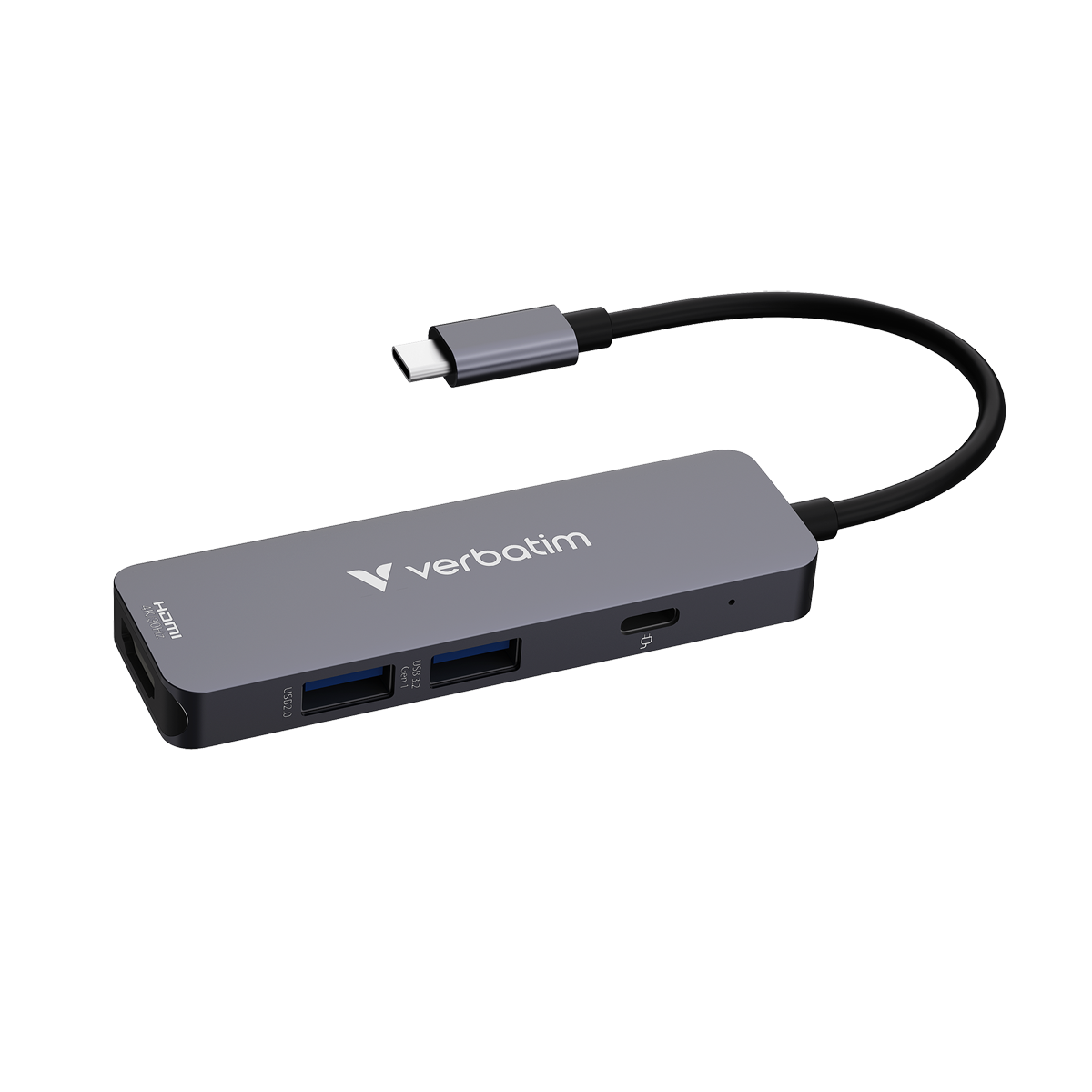 VERBATIM USB-C Essentials Multiport Hub 4 Anschlüsse VERBATIM USB-C Essentials Multiport Hub 4 Anschlüsse von Verbatim