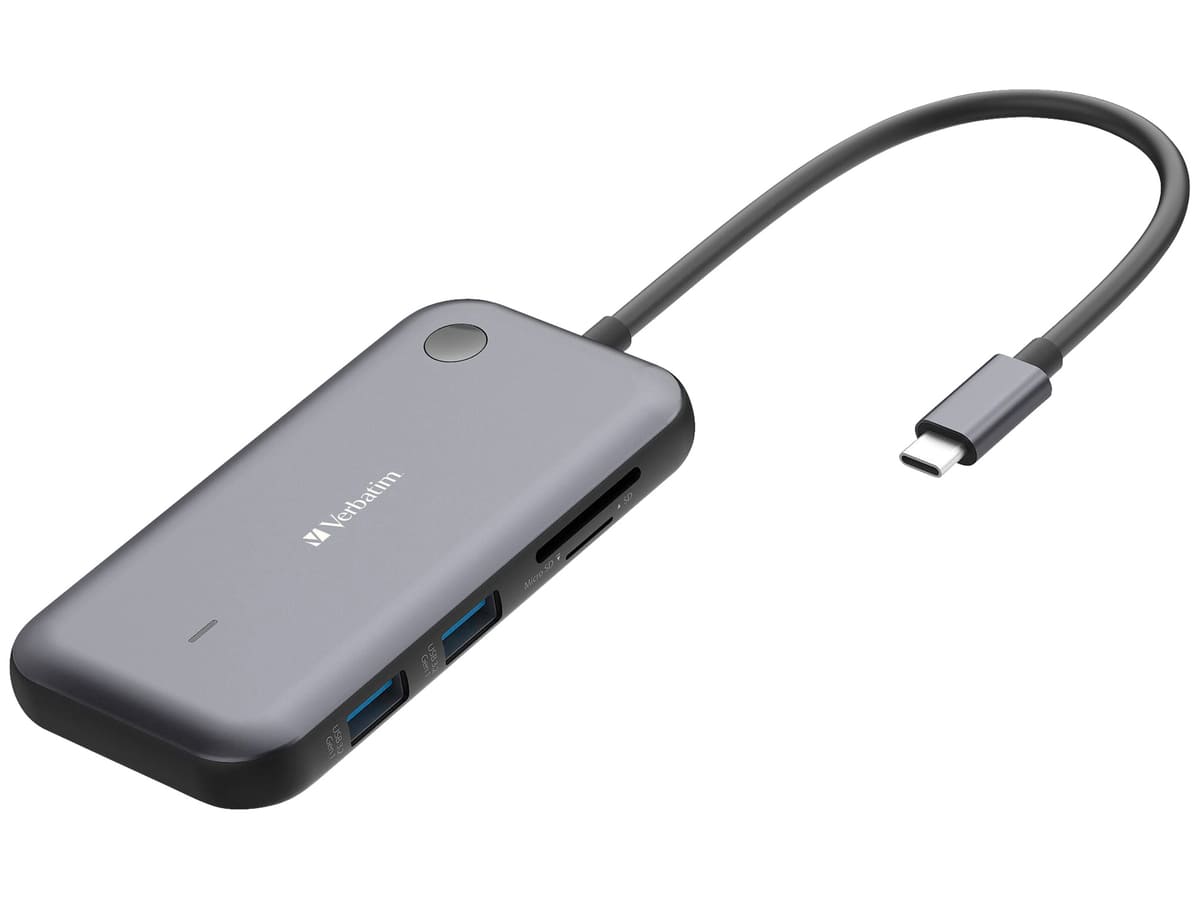 VERBATIM USB-C-Monitor-Adapter Share My Screen 1080p mit Hub WDA-01 VERBATIM USB-C-Monitor-Adapter Share My Screen 1080p mit Hub WDA-01 von Verbatim