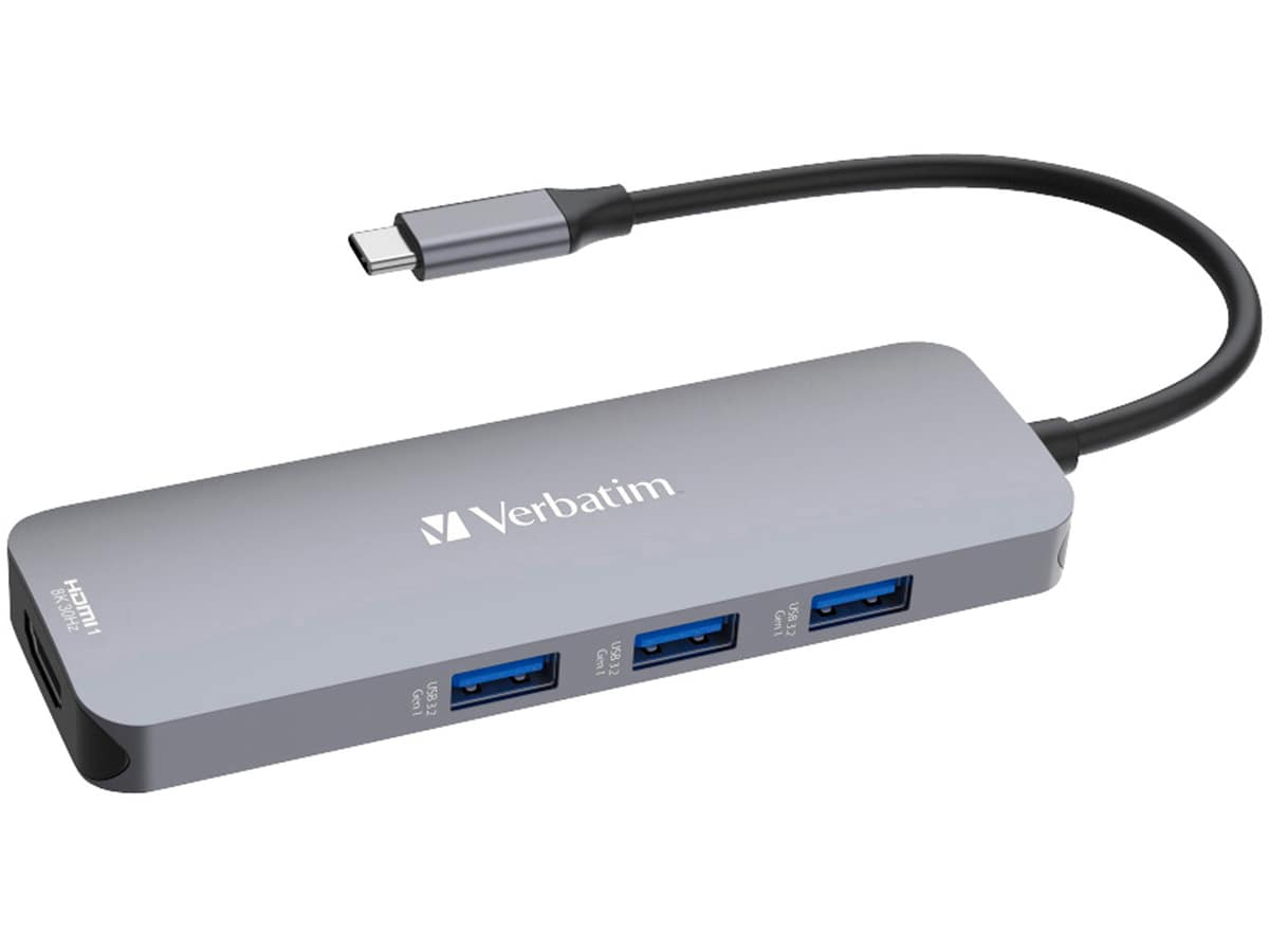 VERBATIM USB-C Pro Multiport Hub CMH-08 von Verbatim