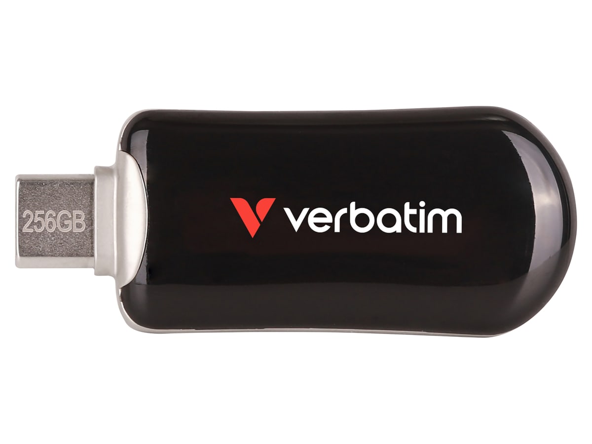 VERBATIM USB-C Stick Plectra 30226 USB 3.2 256GB schwarz VERBATIM USB-C Stick Plectra 30226 USB 3.2 256GB schwarz von Verbatim