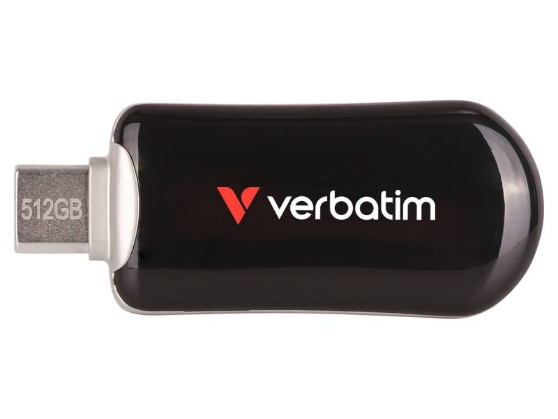 VERBATIM USB-C Stick Plectra 30227 USB 3.2 512GB schwarz von Verbatim