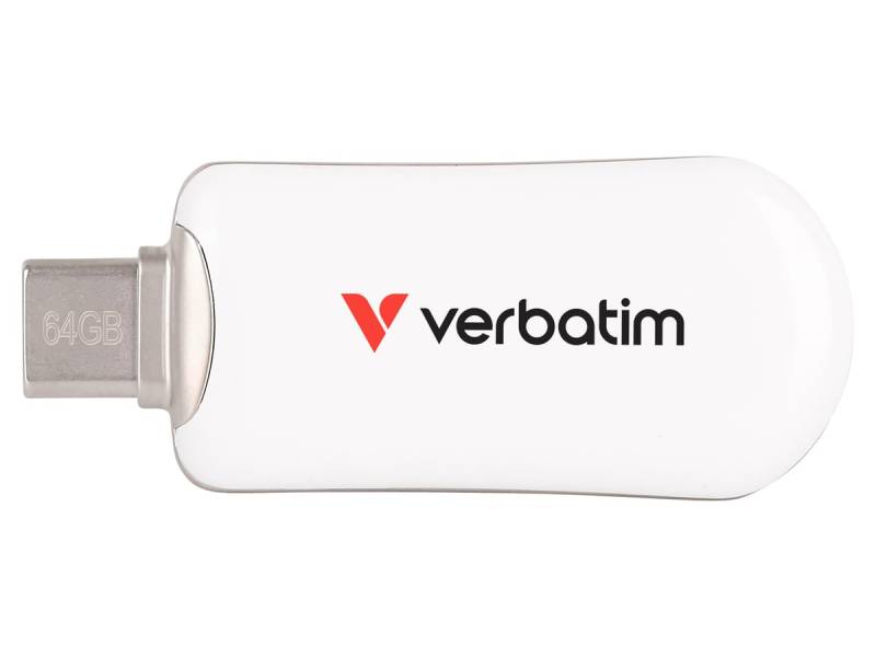 VERBATIM USB-C Stick Plectra 30228 USB 3.2 64GB weiß von Verbatim