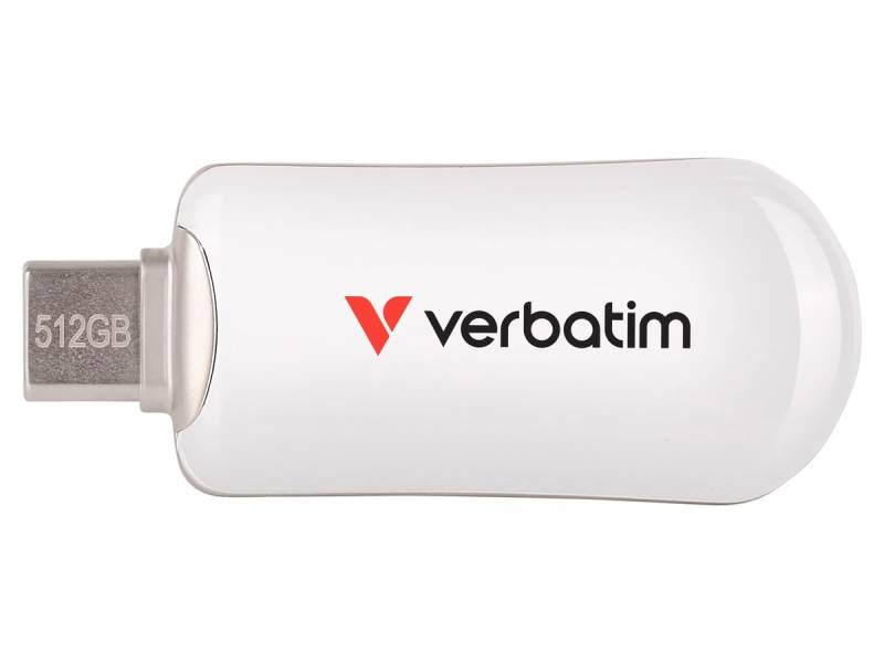 VERBATIM USB-C Stick Plectra 30231 USB 3.2 512GB weiß von Verbatim