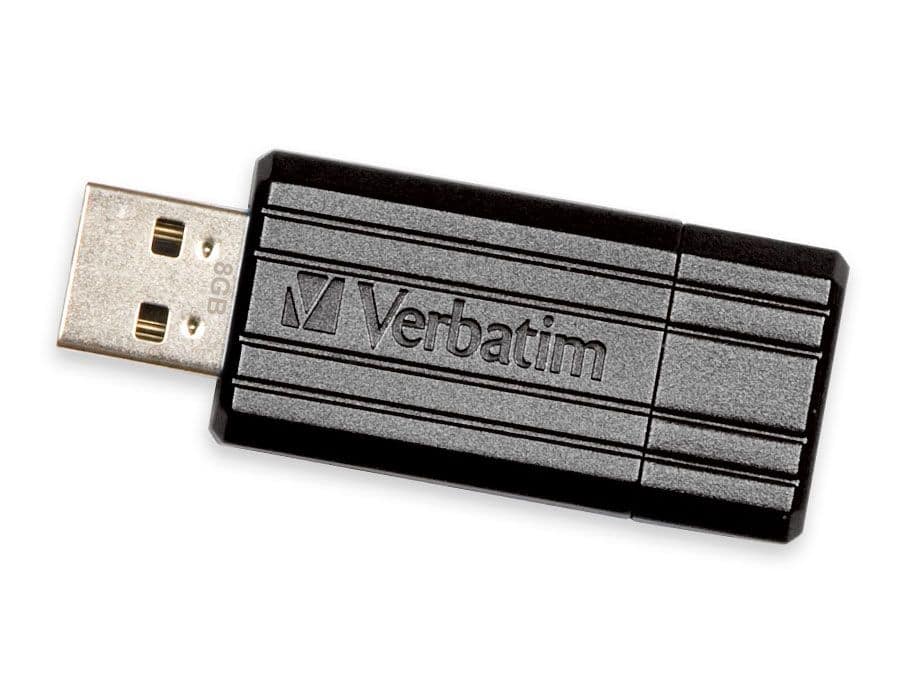 VERBATIM USB-Speicherstick PinStripe, 16GB von Verbatim