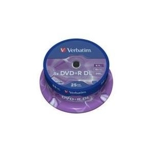 Verbatim DVD+R DL 8,5 GB (8fach, 25 Stück) (43757) von Verbatim