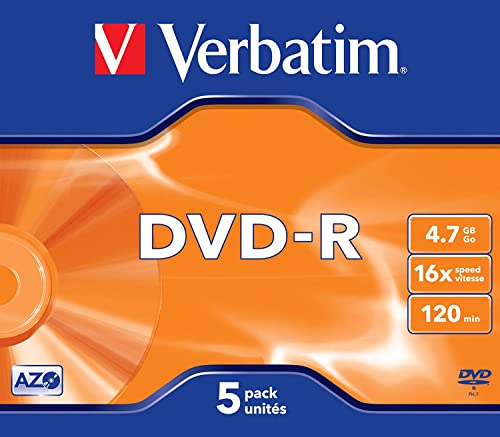 Verbatim 43519 DVD-R Mattsilber einseitig einlagig von Verbatim