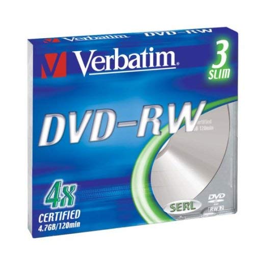 Verbatim 43635 DVD-RW, einseitig, einlagig von Verbatim