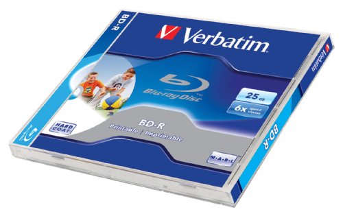 Verbatim 43712 BD-R, 6fach, 25GB, bedruckbar Verbatim 43712 BD-R, 6fach, 25GB, bedruckbar von Verbatim