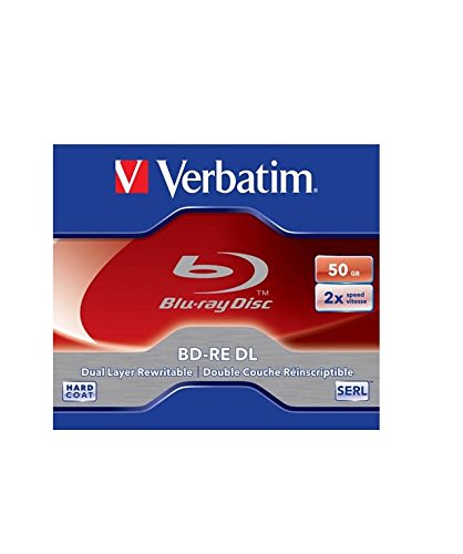 Verbatim 43760 50 GB Blu-Ray-Disc Lesen/Schreiben (BD) – BD-Re-Rohlinge (50 GB, 405 nm) von Verbatim