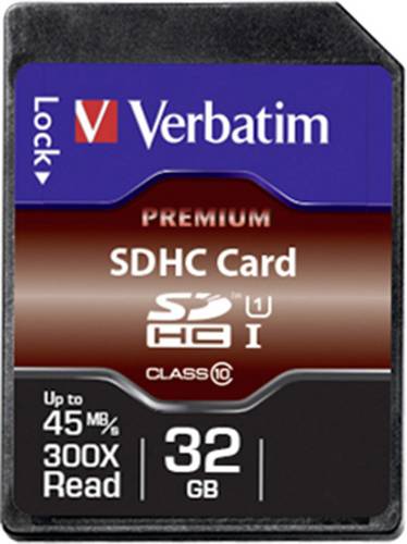 Verbatim 43962 SDHC-Karte 16GB Class 10 von Verbatim