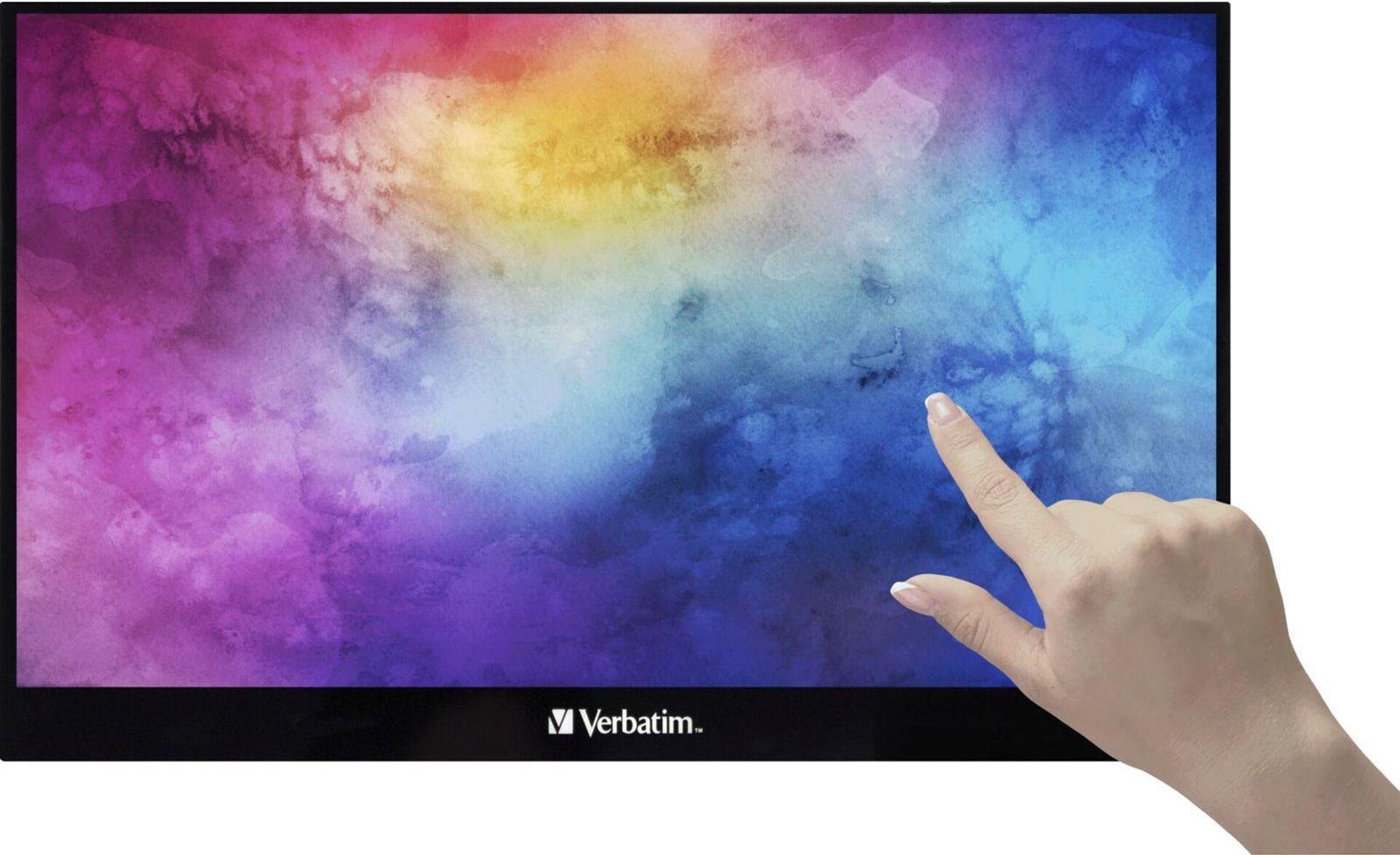Verbatim 49593 Computerbildschirm 43,9 cm (17.3 ) 1920 x 1080 Pixel Full HD Touchscreen Schwarz [Energieklasse A] (49593) von Verbatim
