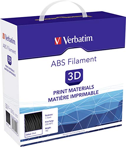 Verbatim 55010 ABS Filament, Haspel, 1 kg, 1,75 mm, Schwarz von Verbatim