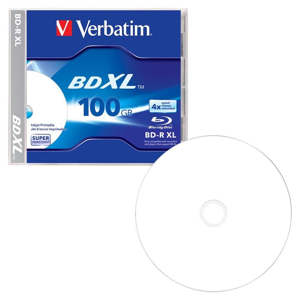 Verbatim BD-R XL 100 GB Jewel Case von Verbatim