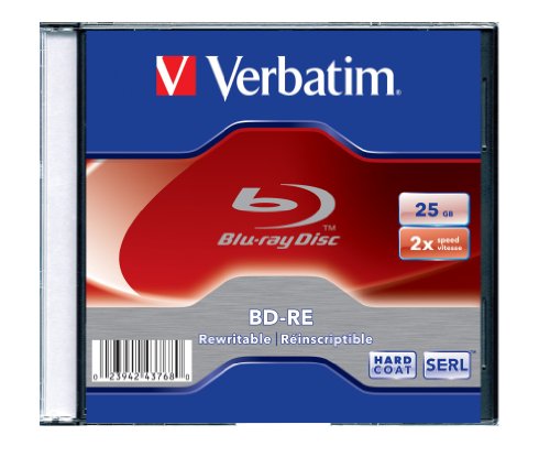 Verbatim BD-RE 2 X 25 Gb – Bd-RE Rohlinge (2 X, CD-Box) von Verbatim