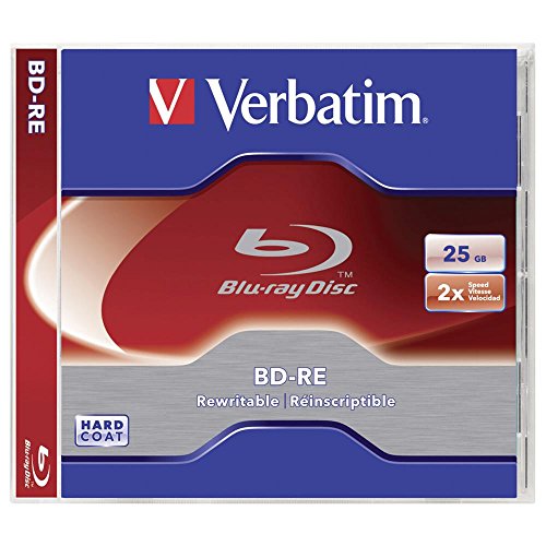 Verbatim Blu Ray BD-RE Single-Layer 25GB 1er Jewel Case Rohling Verbatim Blu Ray BD-RE Single-Layer 25GB 1er Jewel Case Rohling von Verbatim