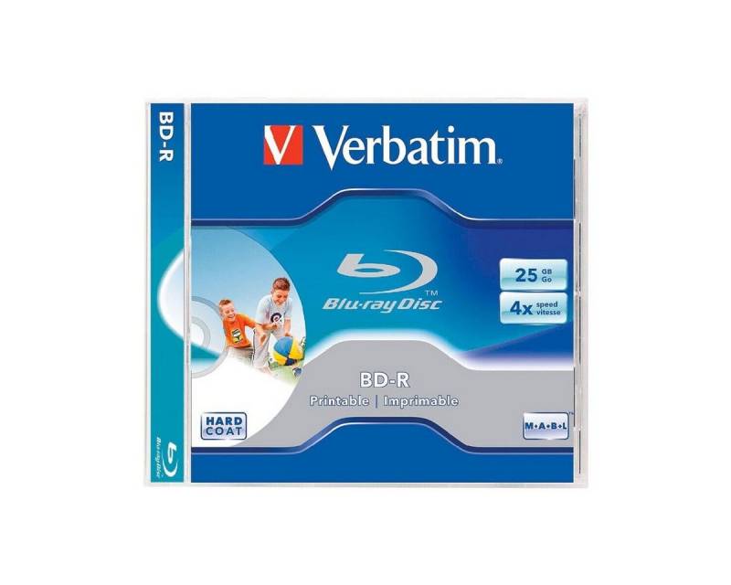 Verbatim Blu-ray-Rohling Blu-ray BD-R, 25 GB von Verbatim