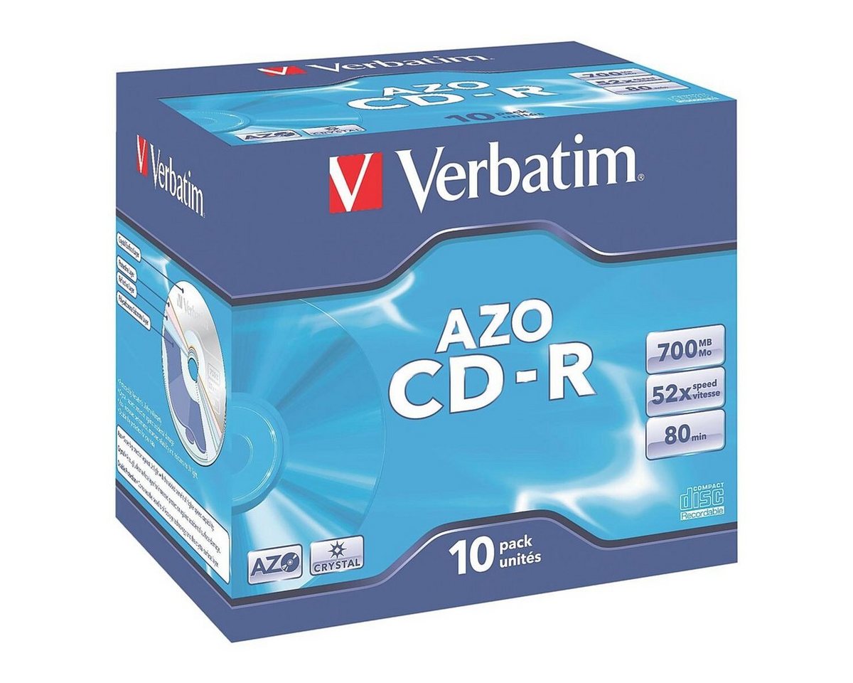 Verbatim CD-Rohling CD-R, 700 MB von Verbatim