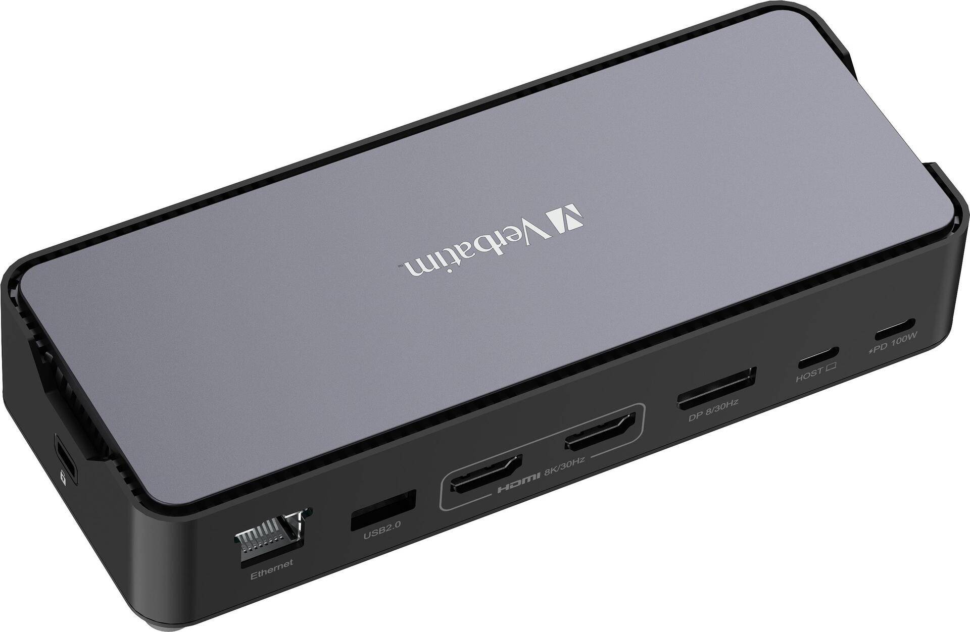 Verbatim CDS-15 Kabelgebunden USB 3.2 Gen 1 (3.1 Gen 1) Type-C Schwarz - Grau (32171) von Verbatim