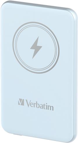 Verbatim Charge 'n' Go Lithium Polymer (LiPo) 5000 mAh Kabelloses Aufladen Blau (32242) von Verbatim