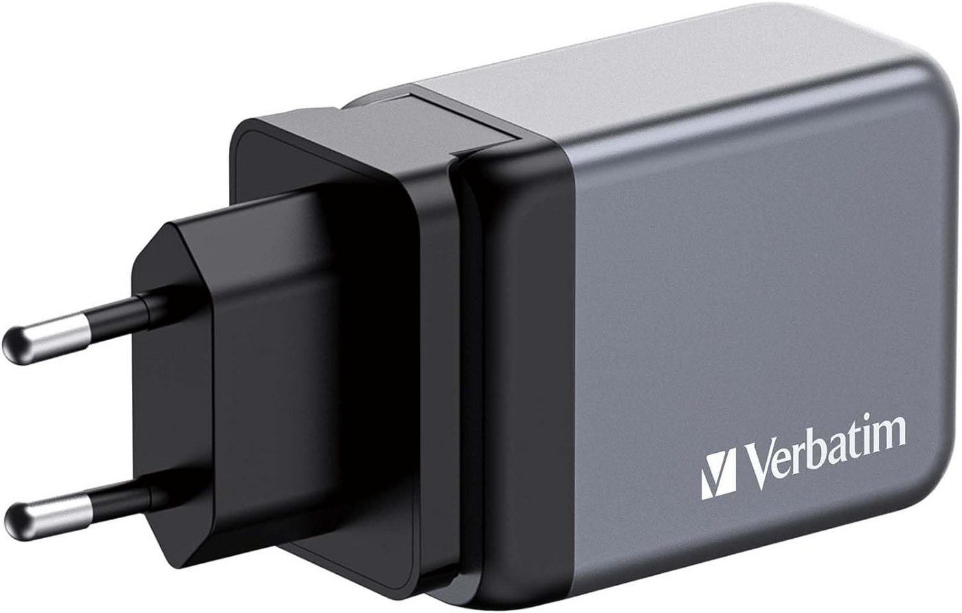 Verbatim Charger 65 W, 3 Ports USB-C Ladegerät Power Adapter Schnellladegerät USB-Ladegerät Verbatim Charger 65 W, 3 Ports USB-C Ladegerät Power Adapter Schnellladegerät USB-Ladegerät von Verbatim