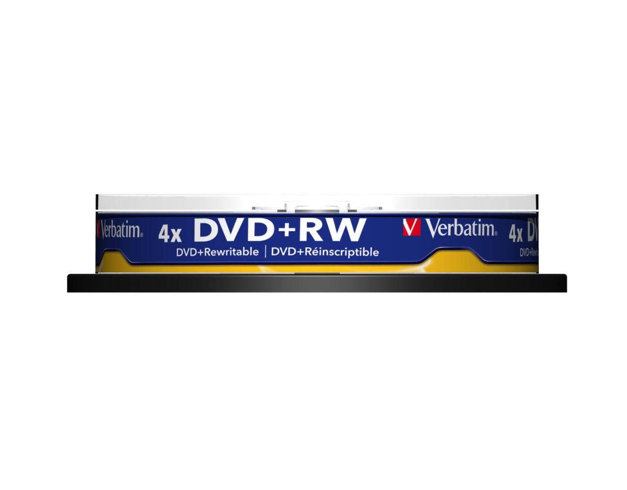 Verbatim DVD+RW 4,7GB 4x 10er Spindel von Verbatim
