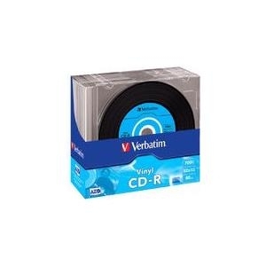 Verbatim Data Vinyl - 10 x CD-R - 700MB 52x - Slim Jewel Case (43426) von Verbatim