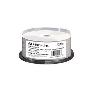 Verbatim DataLifePlus Blu-Ray - 25 x BD-R - 25 GB 6x - breite Thermodruckfläche - Spindel - Speichermedium (43743) von Verbatim