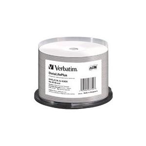 Verbatim DataLifePlus Professional - 50 x DVD+R DL - 8.5 GB 8x - breite Thermodruckfläche - Spindel Verbatim DataLifePlus Professional - 50 x DVD+R DL - 8.5 GB 8x - breite Thermodruckfläche - Spindel von Verbatim