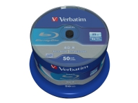 Verbatim Datalife 6x, 25 GB, BD-R, Spindel, 50 Stück(e) von Verbatim