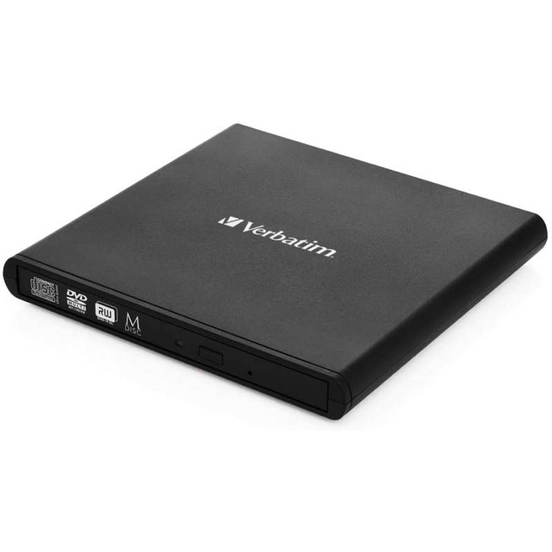 Verbatim External Slimline CD/DVD-Brenner [USB 2.0] von Verbatim