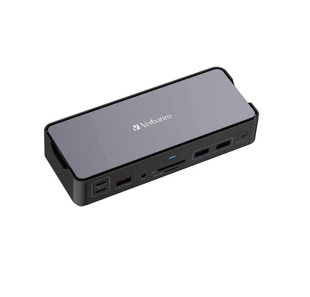 Verbatim Festplatten-Dockingstation USB-C Pro Docking Station 15 Port CDS-15, Anschlüsse, HDMI, DisplayPort, USB-A, USB-C Verbatim Festplatten-Dockingstation USB-C Pro Docking Station 15 Port CDS-15, Anschlüsse, HDMI, DisplayPort, USB-A, USB-C von Verbatim