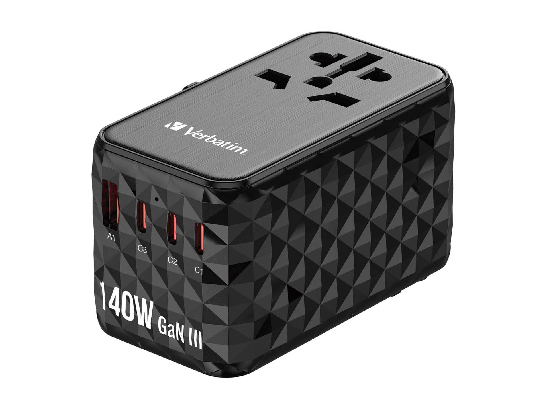 Verbatim GAN III UTA-10 2 X USB-C PD 140W & QC 4+/2 X USB-A Verbatim GAN III UTA-10 2 X USB-C PD 140W & QC 4+/2 X USB-A von Verbatim